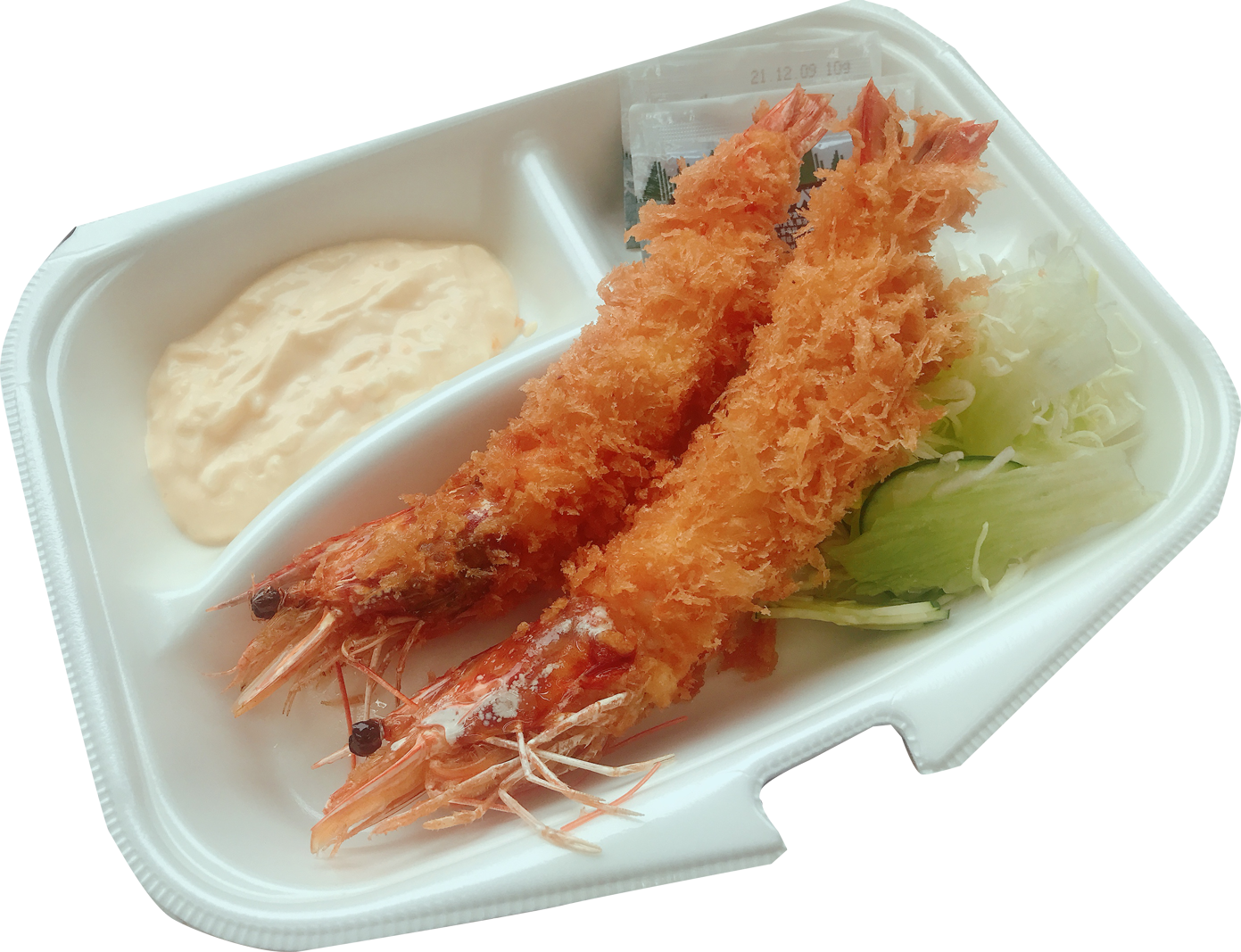 天使のエビフライ特大2個とおやじのハンバーグのグルメBOX